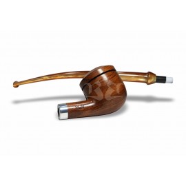 Cachimbo Bertoldi Luiggi Natural Longo 9mm Peça Única